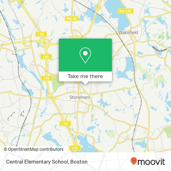 Mapa de Central Elementary School