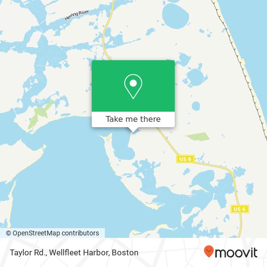 Mapa de Taylor Rd., Wellfleet Harbor