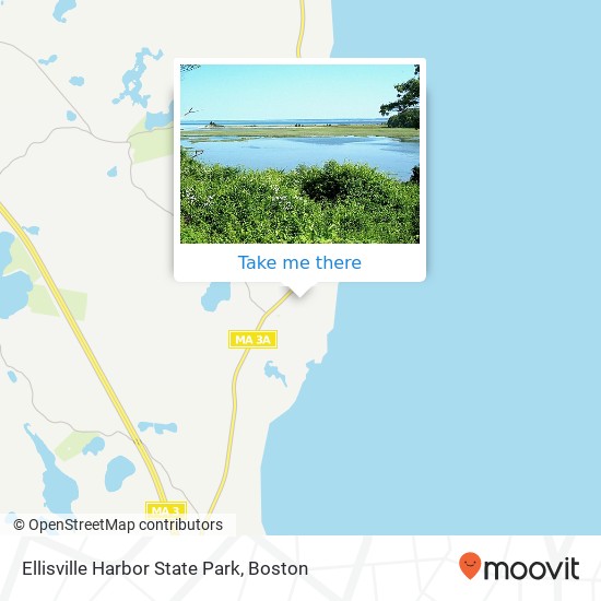 Ellisville Harbor State Park map