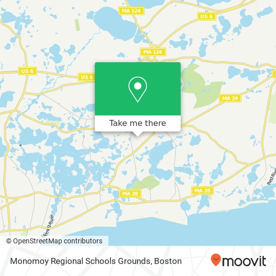 Monomoy Regional Schools Grounds map