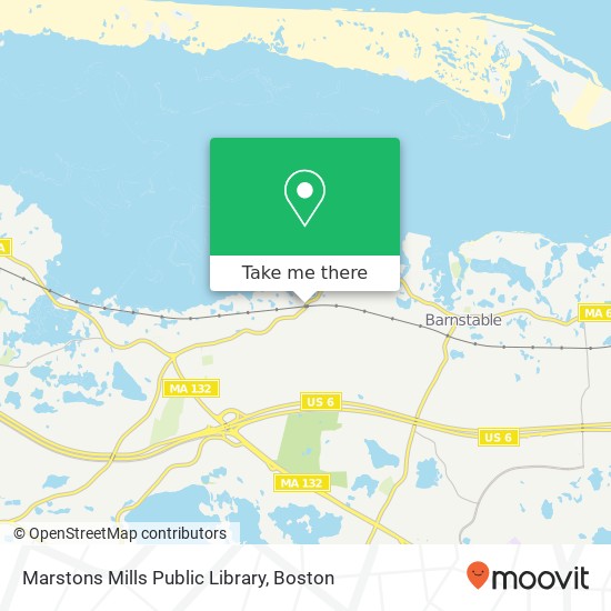 Mapa de Marstons Mills Public Library