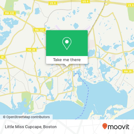 Little Miss Cupcape map