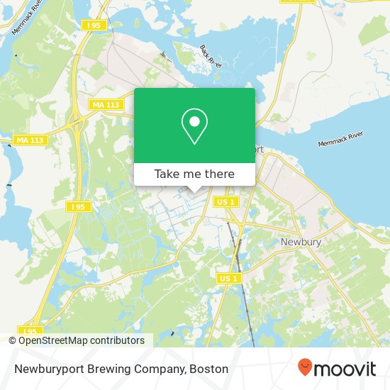 Newburyport Brewing Company map