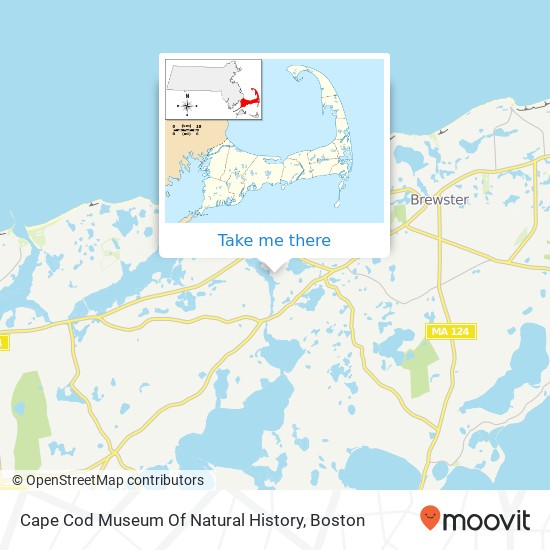 Mapa de Cape Cod Museum Of Natural History