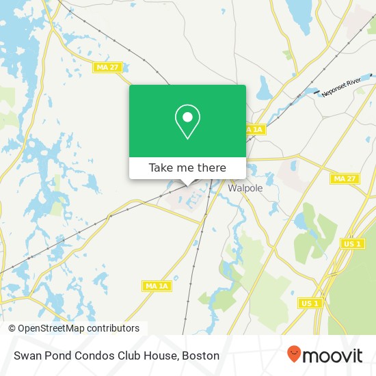 Mapa de Swan Pond Condos Club House