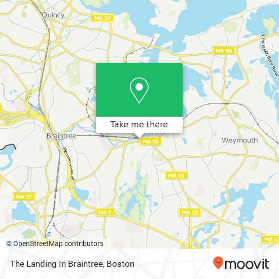 Mapa de The Landing In Braintree