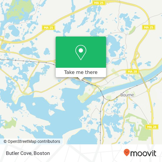 Butler Cove map