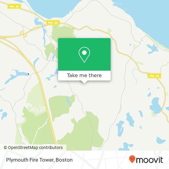 Plymouth Fire Tower map