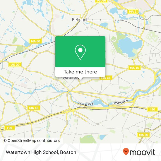 Mapa de Watertown High School