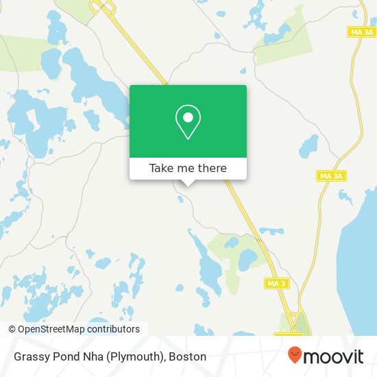 Grassy Pond Nha (Plymouth) map
