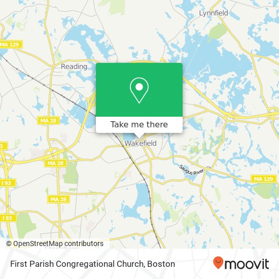Mapa de First Parish Congregational Church