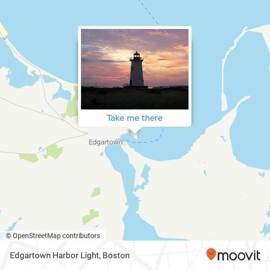 Edgartown Harbor Light map