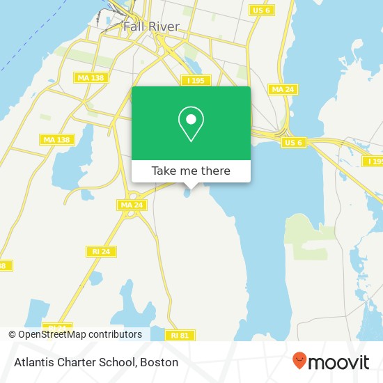 Atlantis Charter School map