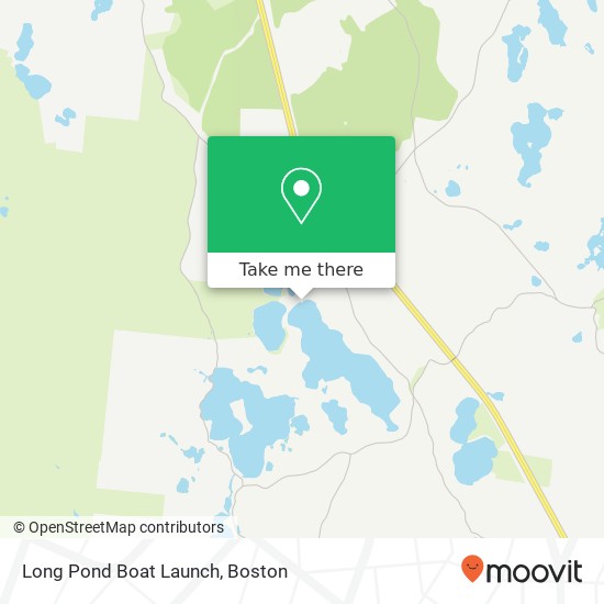 Long Pond Boat Launch map