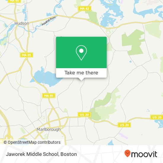 Jaworek Middle School map