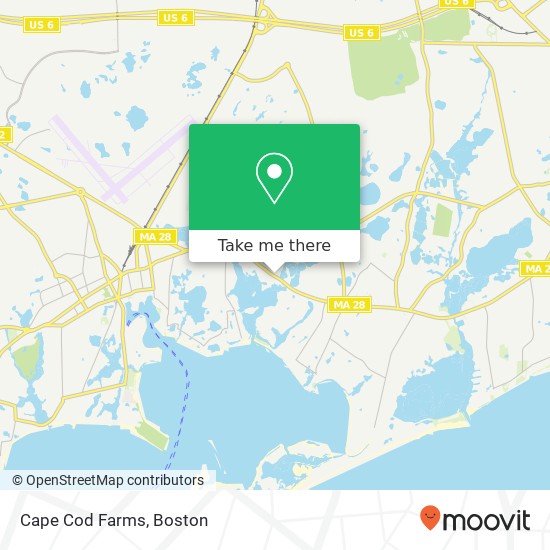 Cape Cod Farms map
