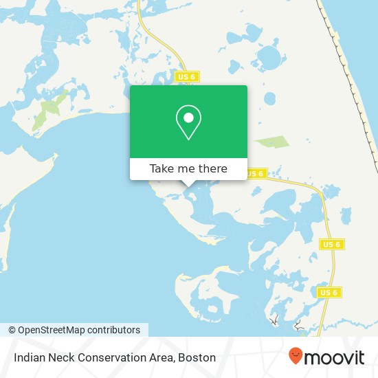 Indian Neck Conservation Area map