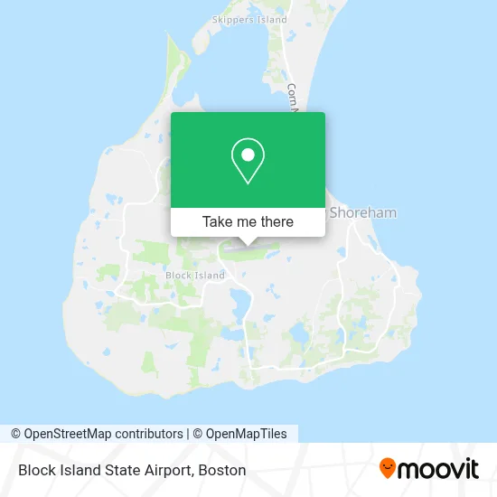 Block Island State Airport map