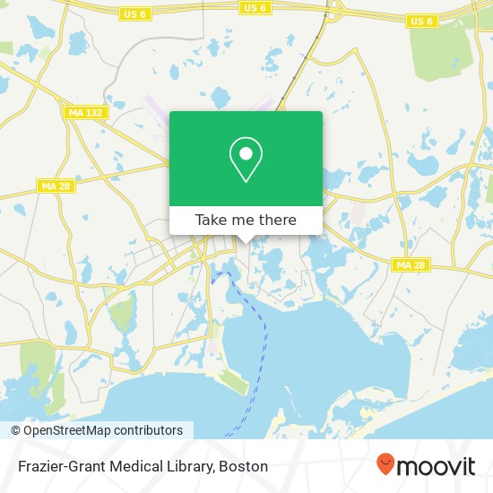 Frazier-Grant Medical Library map