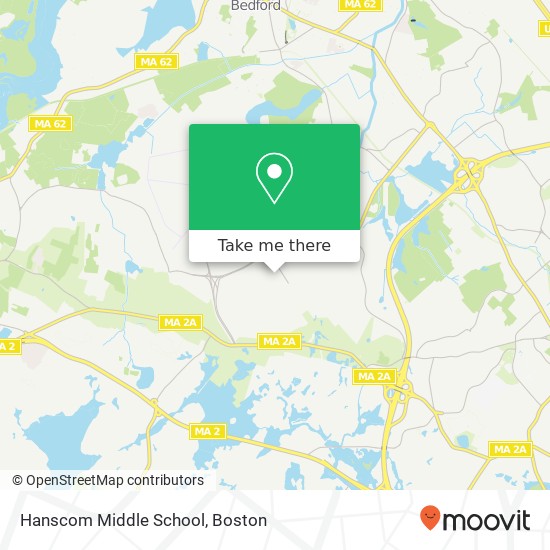 Mapa de Hanscom Middle School