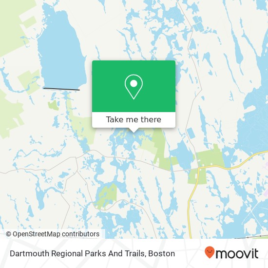 Dartmouth Regional Parks And Trails map
