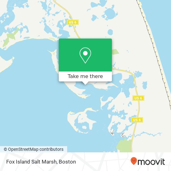 Mapa de Fox Island Salt Marsh