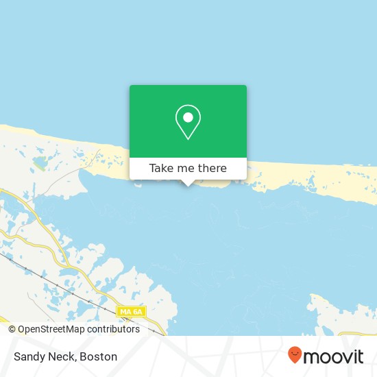 Sandy Neck map