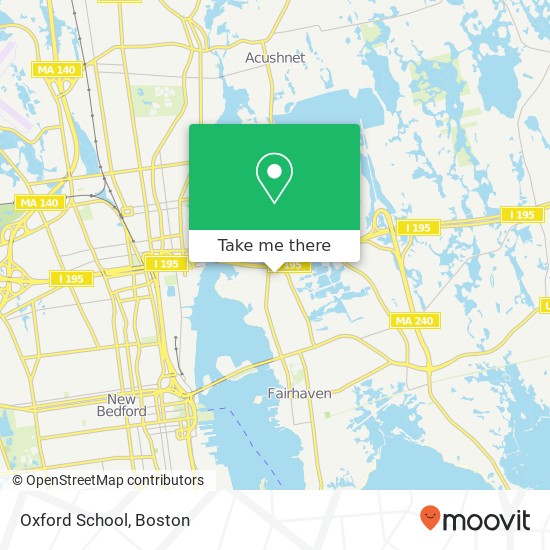 Mapa de Oxford School