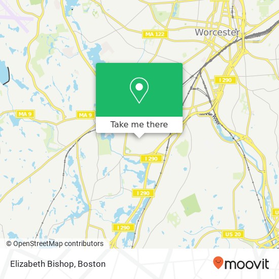 Elizabeth Bishop map