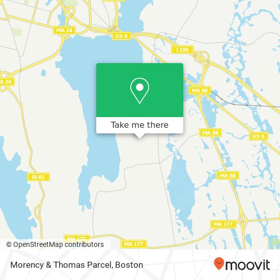 Mapa de Morency & Thomas Parcel