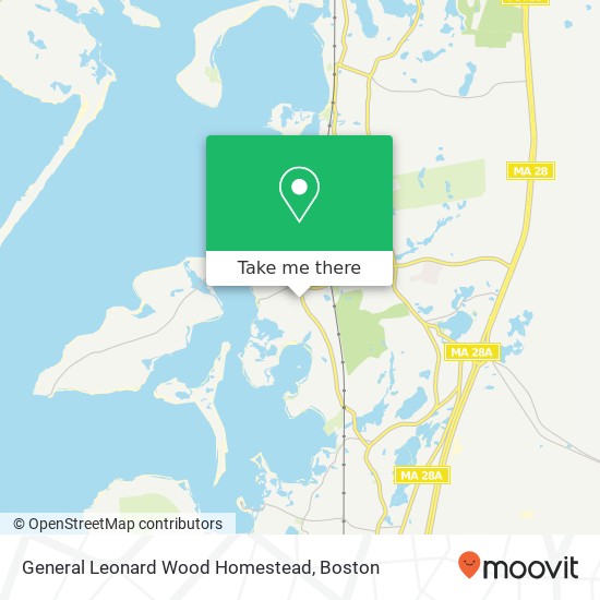 Mapa de General Leonard Wood Homestead