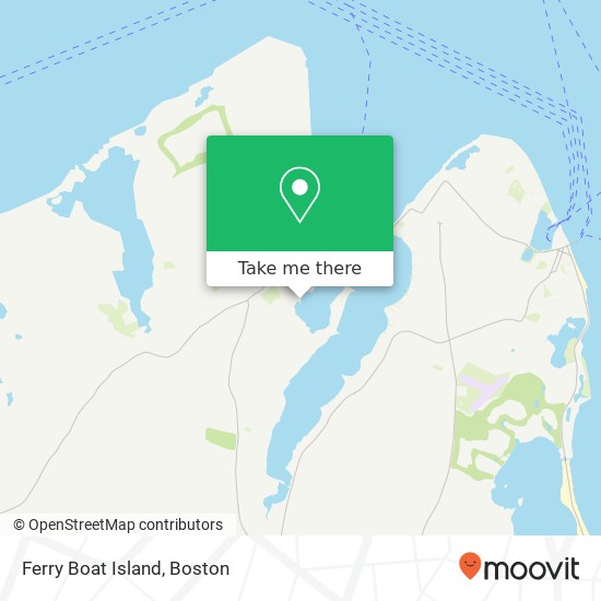 Mapa de Ferry Boat Island