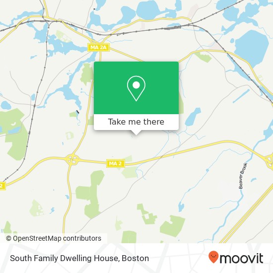 South Family Dwelling House map