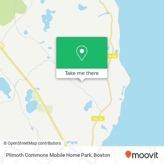 Mapa de Plimoth Commons Mobile Home Park