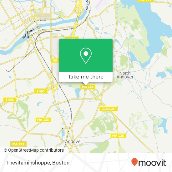 Thevitaminshoppe map