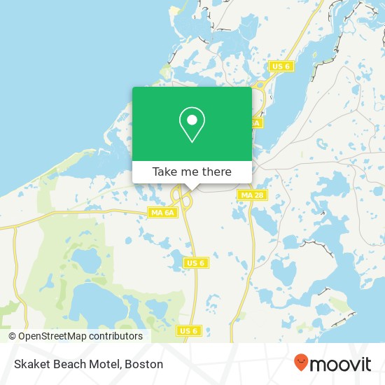 Skaket Beach Motel map