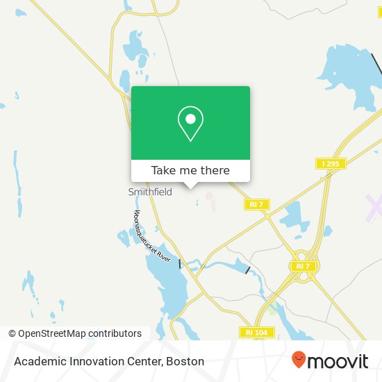 Academic Innovation Center map