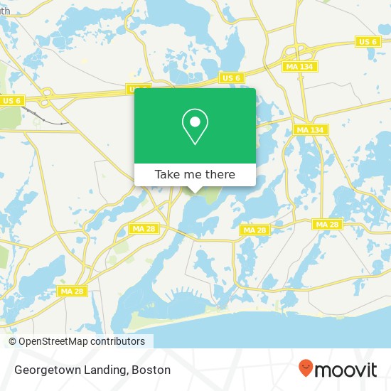 Mapa de Georgetown Landing