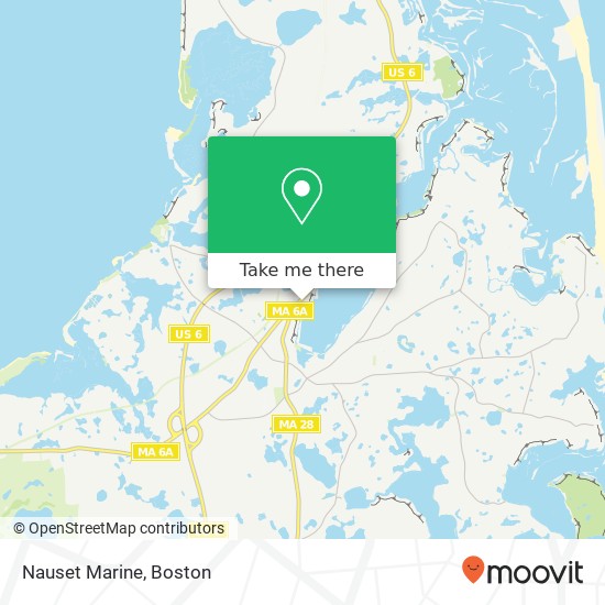 Nauset Marine map