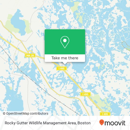 Rocky Gutter Wildlife Management Area map