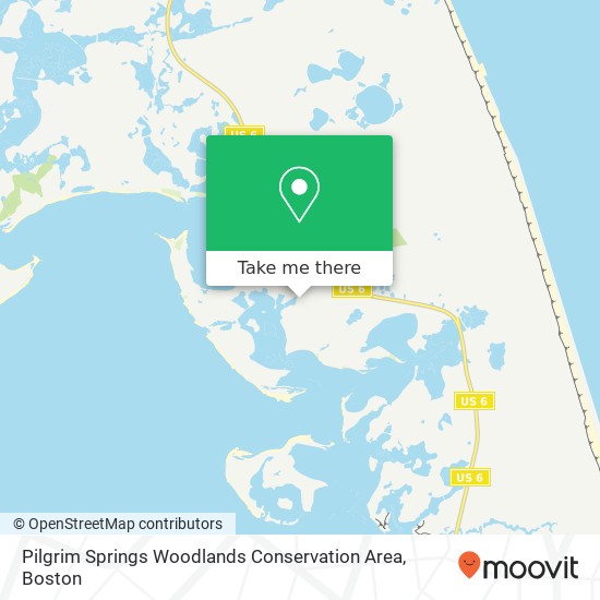 Mapa de Pilgrim Springs Woodlands Conservation Area