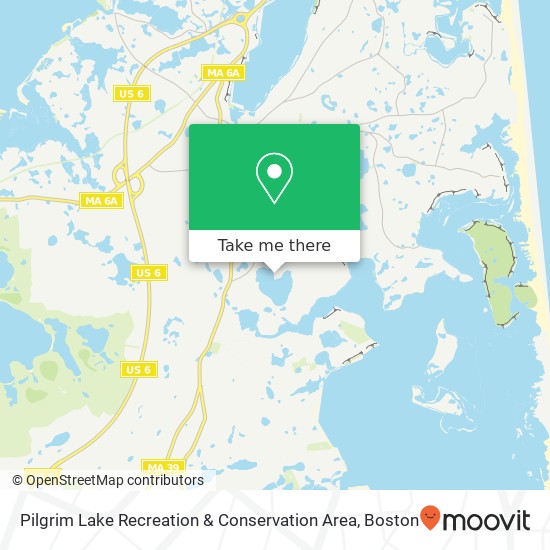 Pilgrim Lake Recreation & Conservation Area map