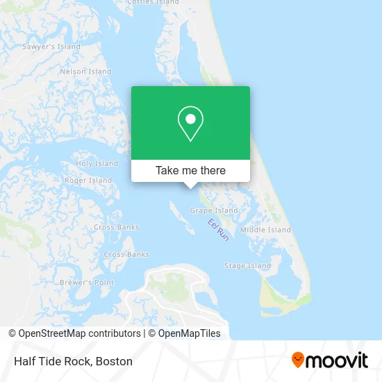 Half Tide Rock map