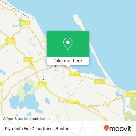 Plymouth Fire Department map