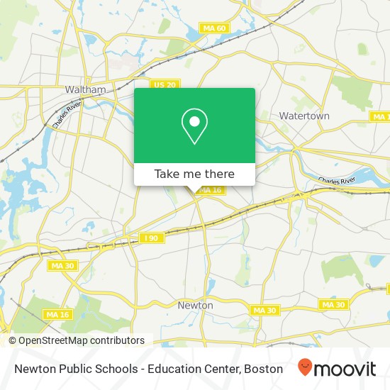 Mapa de Newton Public Schools - Education Center