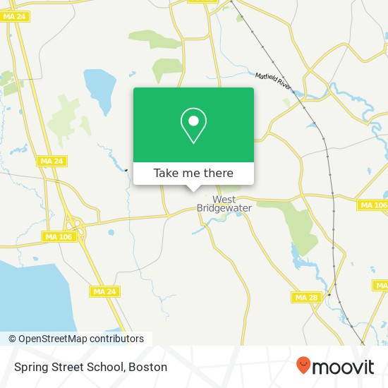 Spring Street School map