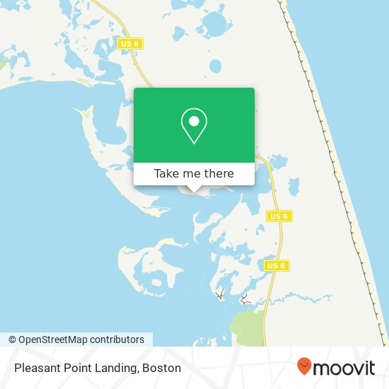 Pleasant Point Landing map