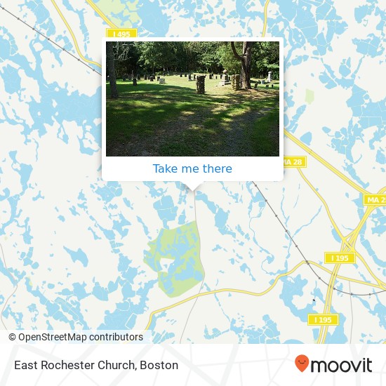 East Rochester Church map