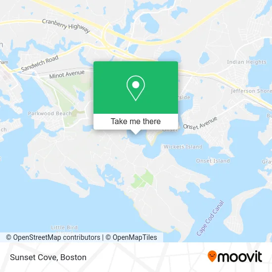 Sunset Cove map