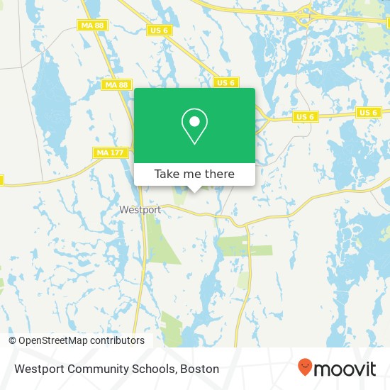 Westport Community Schools map